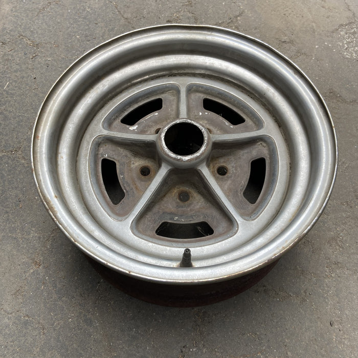 14" CENTURY 78-81 14x6, chrome Original OEM Wheel Rim - Side Profile