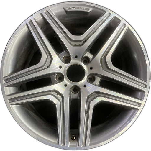 20" MERCEDES G-CLASS 13 463 Type; G63, 20x9.5, silver Original OEM Wheel Rim - Front View