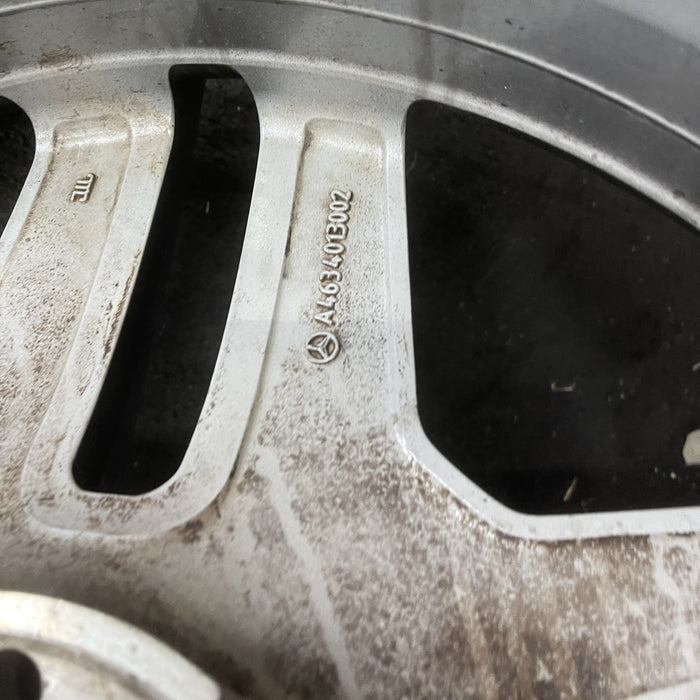 20" MERCEDES G-CLASS 13 463 Type; G63, 20x9.5, silver Original OEM Wheel Rim - Additional View