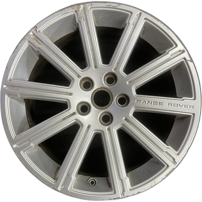 20" RANGE ROVER 10-11 alloy 20x8.5 10 single spokes grooves finish Original OEM - Front View
