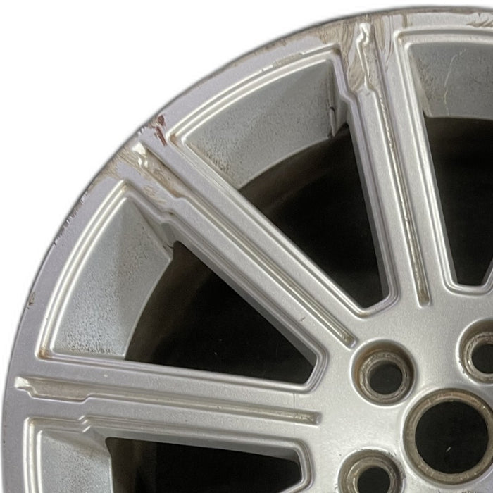 20" RANGE ROVER 10-11 alloy 20x8.5 10 single spokes grooves finish Original OEM - Angle View