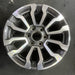 18" SIERRA 1500 PICKUP 19 , 18x8.5, 12 spoke, opt RT5 Original OEM Wheel Rim - Angle View