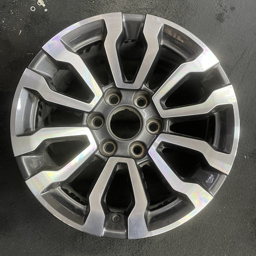 18" SIERRA 1500 PICKUP 19 , 18x8.5, 12 spoke, opt RT5 Original OEM Wheel Rim - Angle View