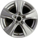 17" RAV4 19-25 17x7 alloy 5 spoke silver Original OEM Wheel Rim - Front View