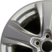 17" RAV4 19-25 17x7 alloy 5 spoke silver Original OEM Wheel Rim - Angle View