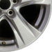 17" RAV4 19-25 17x7 alloy 5 spoke silver Original OEM Wheel Rim - Close-Up Detail