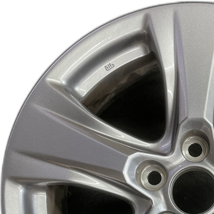 17" RAV4 19-25 17x7 alloy 5 spoke silver Original OEM Wheel Rim - Angle View