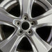 17" RAV4 19-25 17x7 alloy 5 spoke silver Original OEM Wheel Rim - Angle View