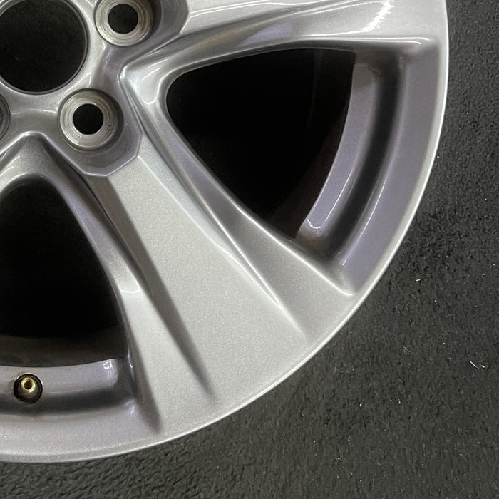 17" RAV4 19-25 17x7 alloy 5 spoke silver Original OEM Wheel Rim - Back View