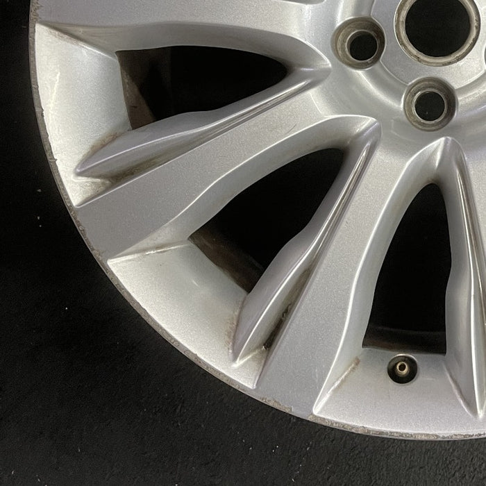 21" RANGE ROVER 13-14 alloy 21x9.5 10 spoke silver Original OEM Wheel Rim - Additional View