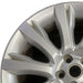 21" RANGE ROVER 13-14 alloy 21x9.5 10 spoke silver Original OEM Wheel Rim - Angle View