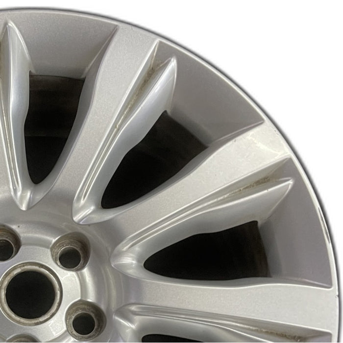 21" RANGE ROVER 13-14 alloy 21x9.5 10 spoke silver Original OEM Wheel Rim - Side Profile