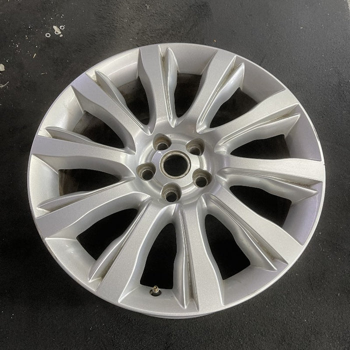 21" RANGE ROVER 13-14 alloy 21x9.5 10 spoke silver Original OEM Wheel Rim - View 7