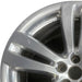 19" XJ 10-15 19x10 alloy 5 double spoke polished Original OEM Wheel Rim - Angle View