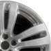 19" XJ 10-15 19x10 alloy 5 double spoke polished Original OEM Wheel Rim - Side Profile