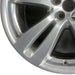 19" XJ 10-15 19x10 alloy 5 double spoke polished Original OEM Wheel Rim - Back View
