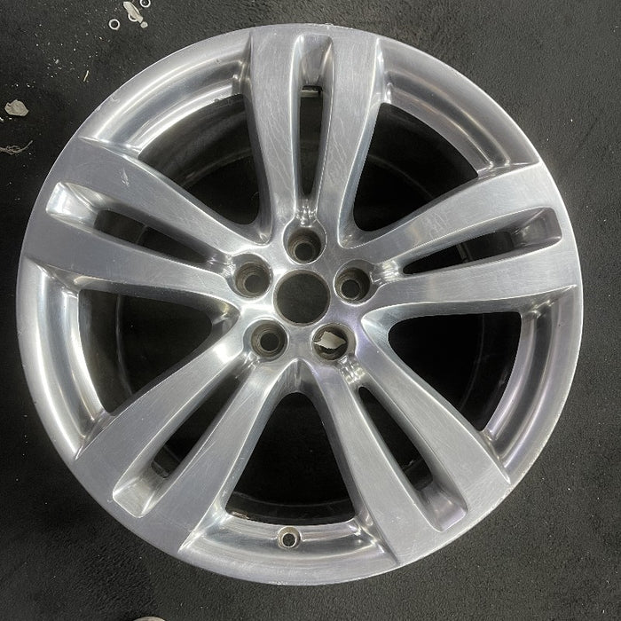 19" XJ 10-15 19x10 alloy 5 double spoke polished Original OEM Wheel Rim - Additional View