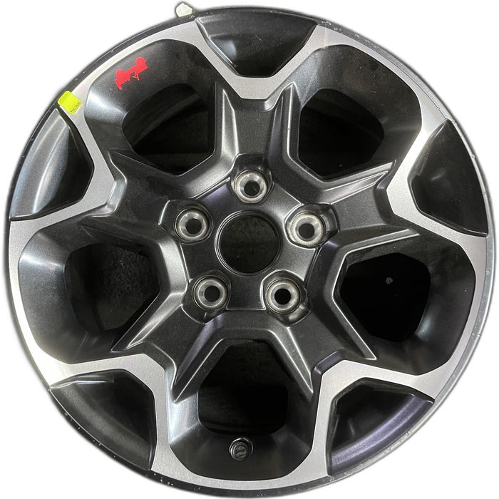 17" WRANGLER 20 17x7.5, , aluminum, Y spoke, black with machined outer lip Original OEM Wheel Rim