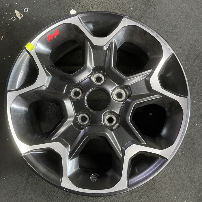 17" WRANGLER 20 17x7.5, , aluminum, Y spoke, black with machined outer lip Original OEM Wheel Rim