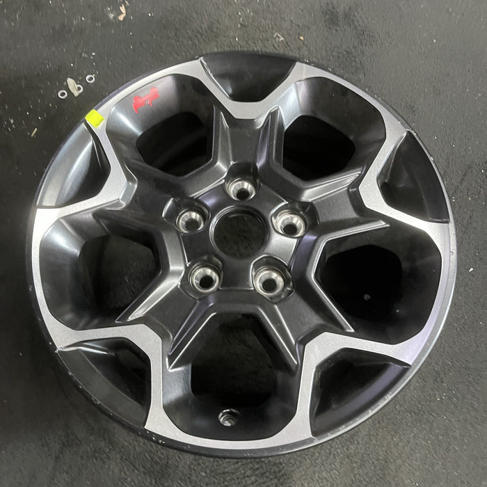 17" WRANGLER 20 17x7.5, , aluminum, Y spoke, black with machined outer lip Original OEM Wheel Rim