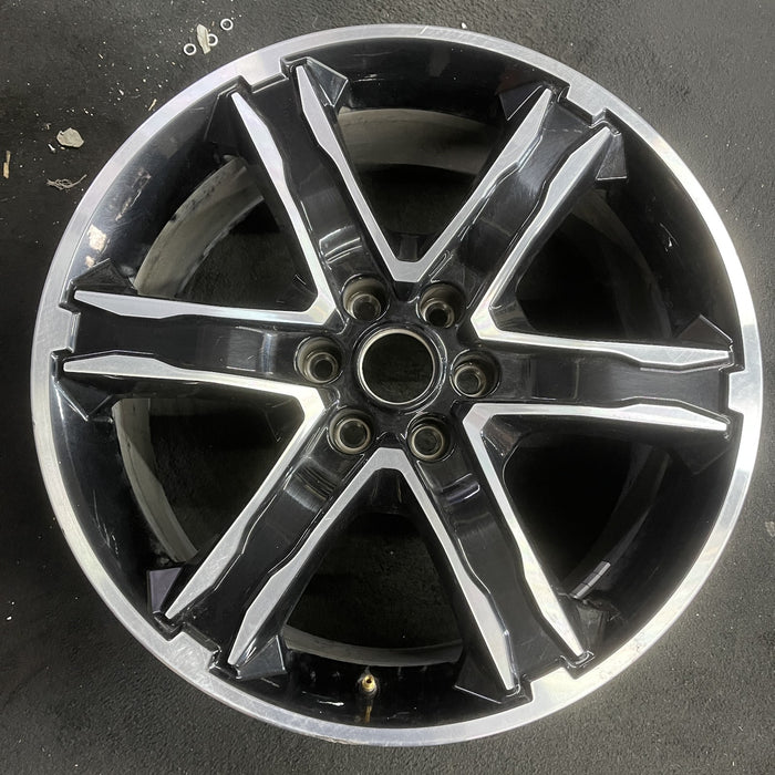 22" EXPEDITION 19-21 22x9.5 , 6 spoke Original OEM Wheel Rim - Angle View
