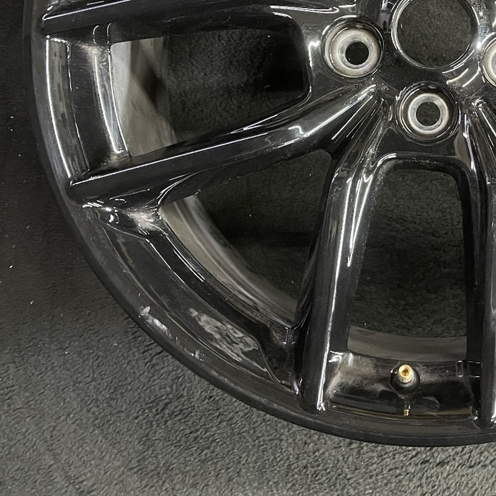 19" MUSTANG 24 19x8.5 5 spoke U spoke black Original OEM Wheel Rim - Additional View