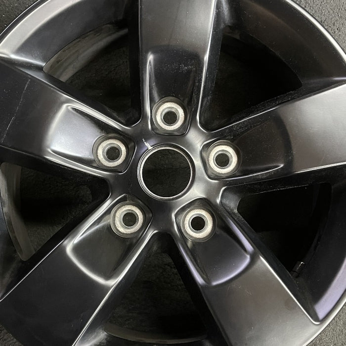 17" DODGE 1500 PICKUP 22-24 classic 5 lug 17x7 aluminum 5 spoke gloss black - Angle View