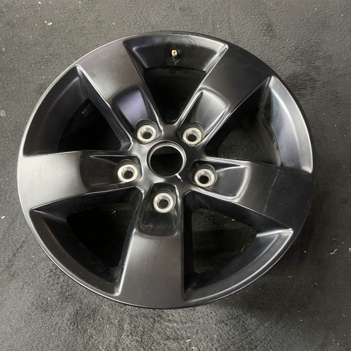 17" DODGE 1500 PICKUP 22-24 classic 5 lug 17x7 aluminum 5 spoke gloss black Original OEM Wheel Rim