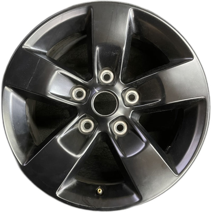 17" DODGE 1500 PICKUP 22-24 classic 5 lug 17x7 aluminum 5 spoke gloss black - Front View