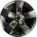 17" DODGE 1500 PICKUP 22-24 classic 5 lug 17x7 aluminum 5 spoke gloss black - Front View