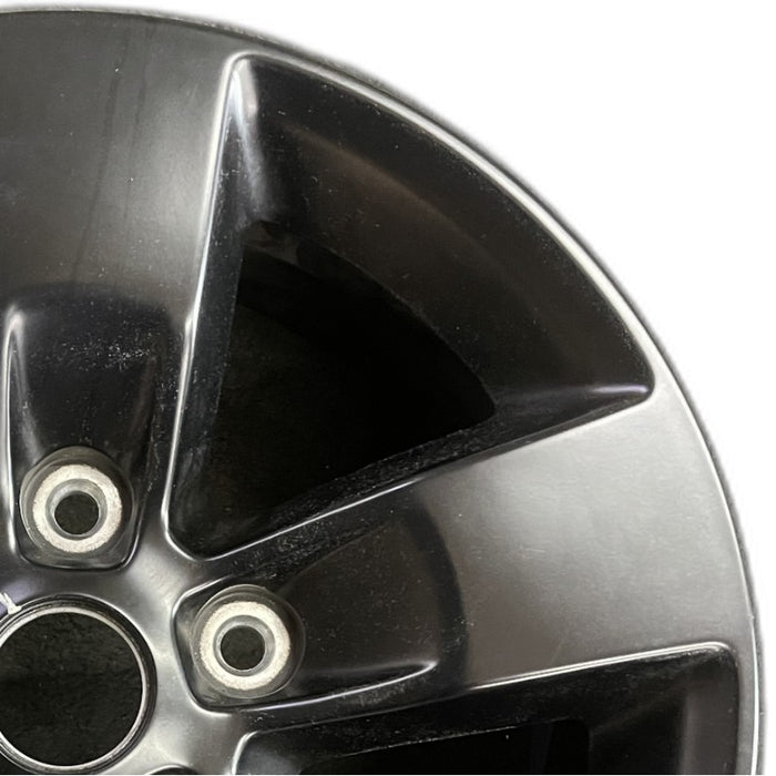 17" DODGE 1500 PICKUP 22-24 classic 5 lug 17x7 aluminum 5 spoke gloss black - Side Profile