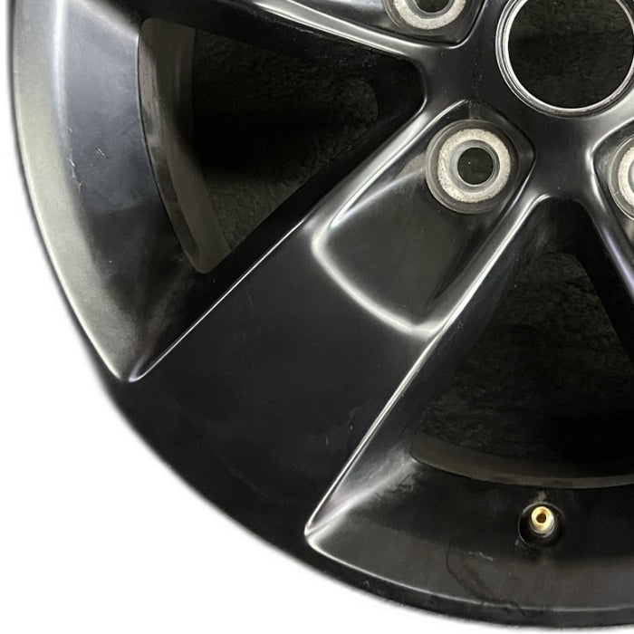 17" DODGE 1500 PICKUP 22-24 classic 5 lug 17x7 aluminum 5 spoke gloss black - Back View