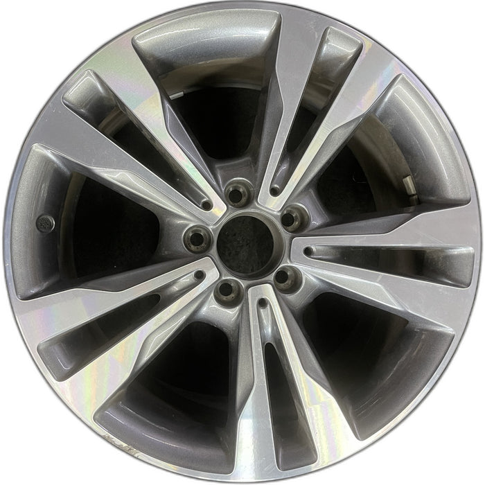 18" MERCEDES C-CLASS 15 205 Type; , C300, 18x8.5 Original OEM Wheel Rim - Front View