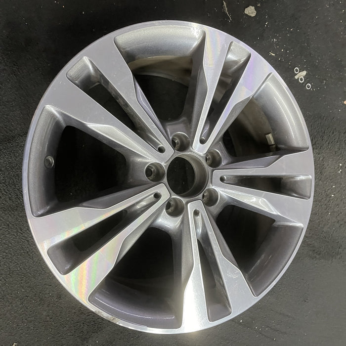 18" MERCEDES C-CLASS 15 205 Type; , C300, 18x8.5 Original OEM Wheel Rim - Side Profile