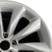19" INFINITI QX50 19-22 19x7.5 alloy 5 V spoke silver Original OEM Wheel Rim - Side Profile