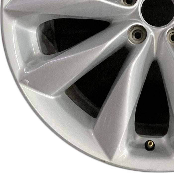 19" INFINITI QX50 19-22 19x7.5 alloy 5 V spoke silver Original OEM Wheel Rim - Back View
