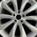 19" INFINITI QX50 19-22 19x7.5 alloy 5 V spoke silver Original OEM Wheel Rim - Angle View