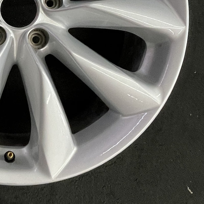 19" INFINITI QX50 19-22 19x7.5 alloy 5 V spoke silver Original OEM Wheel Rim - Back View