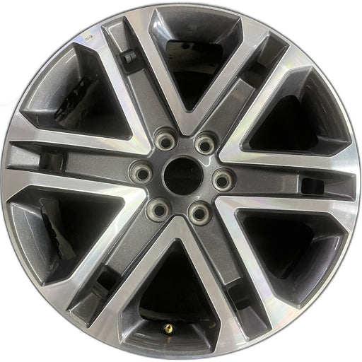20" FORD F150 PICKUP 21-23 20x8.5, 6 spoke, machined dark gray Original OEM - Front View