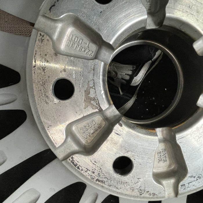 22" INFINITI QX80 18 22x8 Original OEM Wheel Rim - Back View