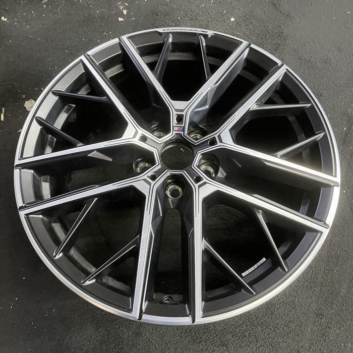 19" BMW 228i 20 , 19x8, 5 spoke, Y spoke Original OEM Wheel Rim - MACHINED - View 7