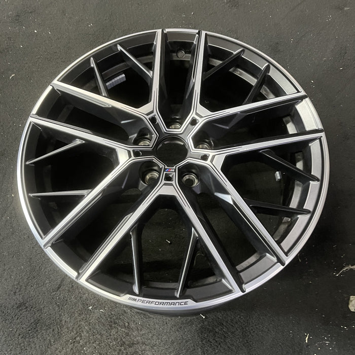 19" BMW 228i 20 , 19x8, 5 spoke, Y spoke Original OEM Wheel Rim - MACHINED - View 8