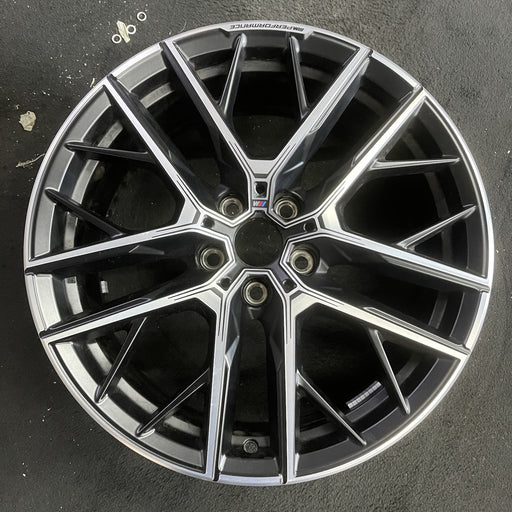 19" BMW 228i 20 , 19x8, 5 spoke, Y spoke Original OEM Wheel Rim - Angle View