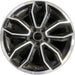 19" MUSTANG 13-14 19x8.5 , machined edges , 5 split spoke, Y spoke design - Front View