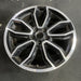 19" MUSTANG 13-14 19x8.5 , machined edges , 5 split spoke, Y spoke design - Side Profile
