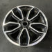 19" MUSTANG 13-14 19x8.5 , machined edges , 5 split spoke, Y spoke design - Close-Up Detail