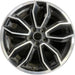 19" MUSTANG 13-14 19x8.5 , machined edges , 5 split spoke, Y spoke design - Front View