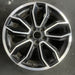19" MUSTANG 13-14 19x8.5 , machined edges , 5 split spoke, Y spoke design - Angle View