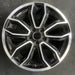 19" MUSTANG 13-14 19x8.5 , machined edges , 5 split spoke, Y spoke design - Angle View