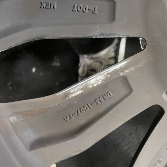 19" MUSTANG 13-14 19x8.5 , machined edges , 5 split spoke, Y spoke design - Back View